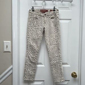 Lucky Brand Leopard Print Skinny Jeans